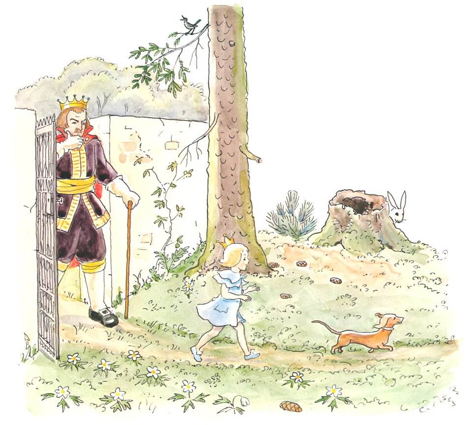 Elsa Beskow – Plate 3 [from Princess Sylvie]