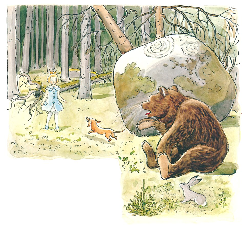 Elsa Beskow – Plate 9 [from Princess Sylvie]