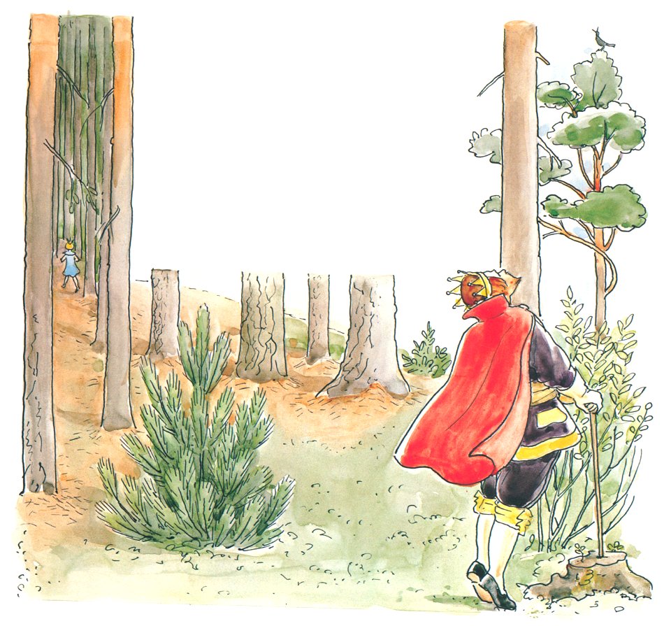 Elsa Beskow – Plate 5 [from Princess Sylvie]
