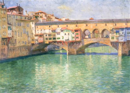 Hitomi Tokunaga – Italy Florence Ponte Vecchio Gallery [from Marie Laurencin and her Era: Artists attracted to Paris]