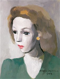 Marie Laurencin – Catherine Gide [from Marie Laurencin and her Era: Artists attracted to Paris]. Free illustration for personal and commercial use.