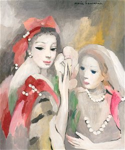 Marie Laurencin – Montespan and Lavallière [from Marie Laurencin and her Era: Artists attracted to Paris]