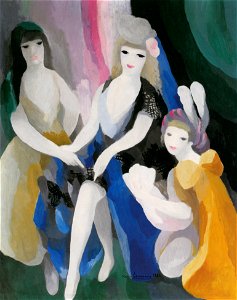 Marie Laurencin – Marie de Médicis [from Marie Laurencin and her Era: Artists attracted to Paris]. Free illustration for personal and commercial use.
