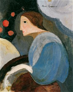 Marie Laurencin – Alice Derain (Mme André Derain) [from Marie Laurencin and her Era: Artists attracted to Paris]. Free illustration for personal and commercial use.