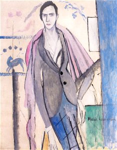 Marie Laurencin – Nils von Dardel [from Marie Laurencin and her Era: Artists attracted to Paris]. Free illustration for personal and commercial use.