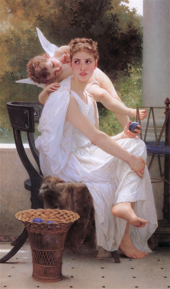William Adolphe Bouguereau – Work Interrupted [from Bouguereau]