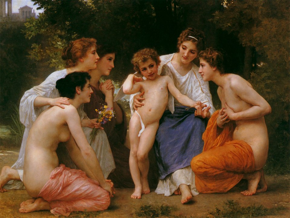 William Adolphe Bouguereau – Admiration [from Bouguereau]