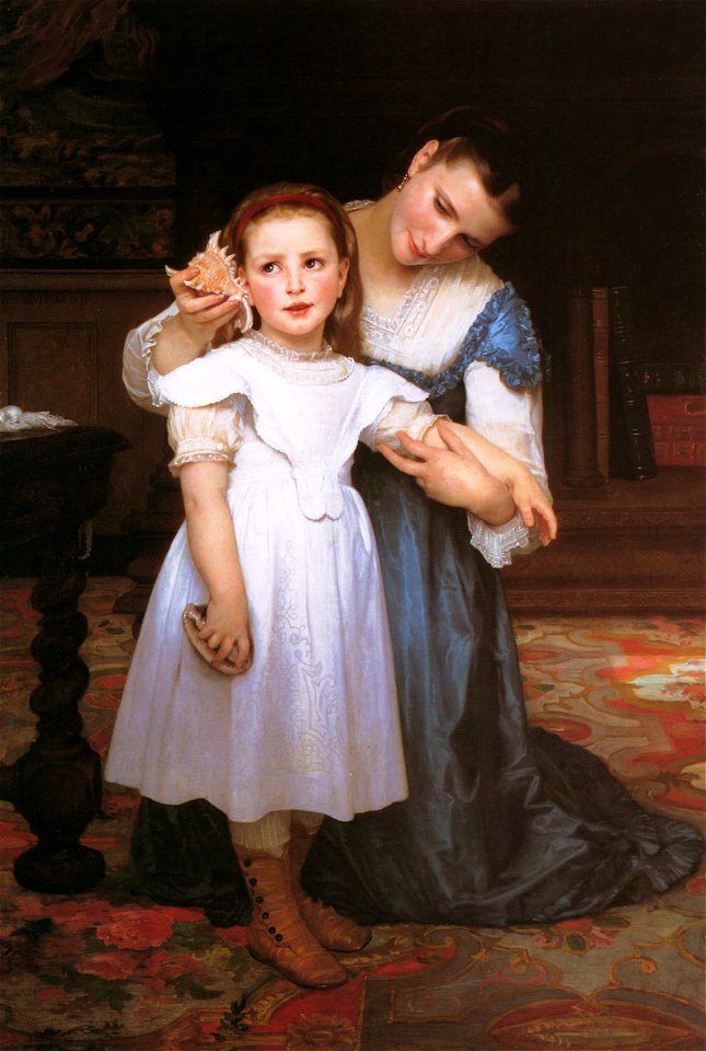 William Adolphe Bouguereau – The Shell [from Bouguereau]