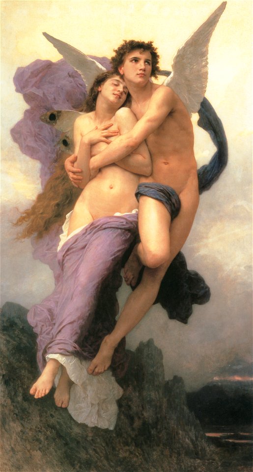 William Adolphe Bouguereau – The Abduction of Psyche [from Bouguereau]