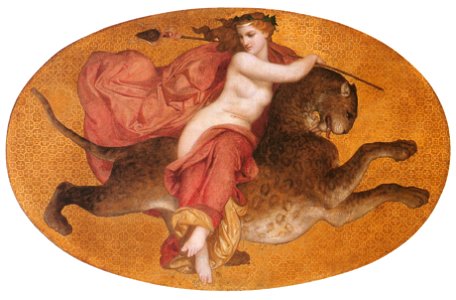William Adolphe Bouguereau – Bacchante on a Panther [from Bouguereau]