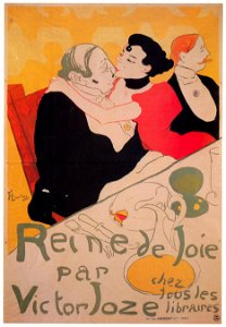 Henri de Toulouse-Lautrec – Reine de Joie. [from Catalogue de l’Exhibition Paris de la Belle Epoque 1982]