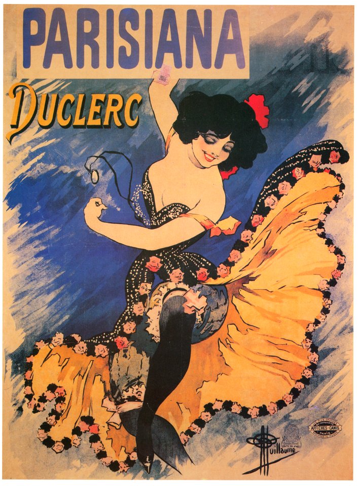 Albert Guillaume – Duclerc. Parisiana. [from Catalogue de l’Exhibition Paris de la Belle Epoque 1982]