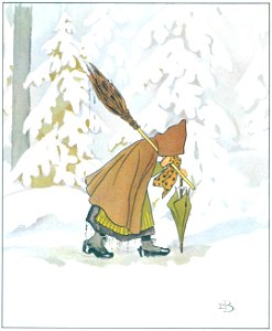 Elsa Beskow – Plate 4 [from Ollie’s Ski Trip]