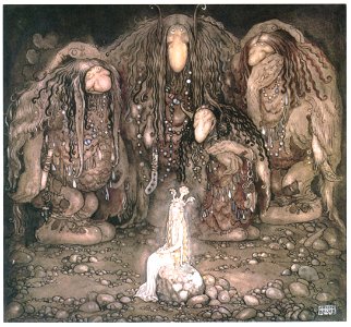 John Bauer – The Boy and the Trolls, or the Adventure 4 [from Swedish Folk Tales]