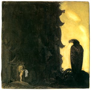 John Bauer – Bella’s Glorious Adventure 2 [from Swedish Folk Tales]. Free illustration for personal and commercial use.