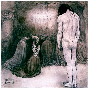 John Bauer – Agneta and the Sea King 4 [from Swedish Folk Tales]