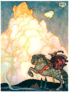 John Bauer – The Maiden in the Castle of Rosy Clouds 2 [from Swedish Folk Tales]