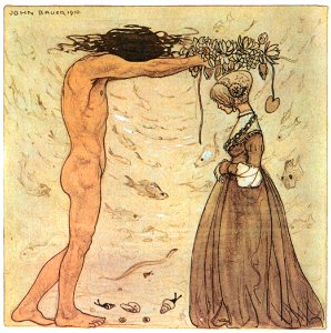 John Bauer – Agneta and the Sea King 3 [from Swedish Folk Tales]