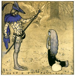 John Bauer – Dag and Daga, and the Flying Troll of Sky Mountain 2 [from Swedish Folk Tales]