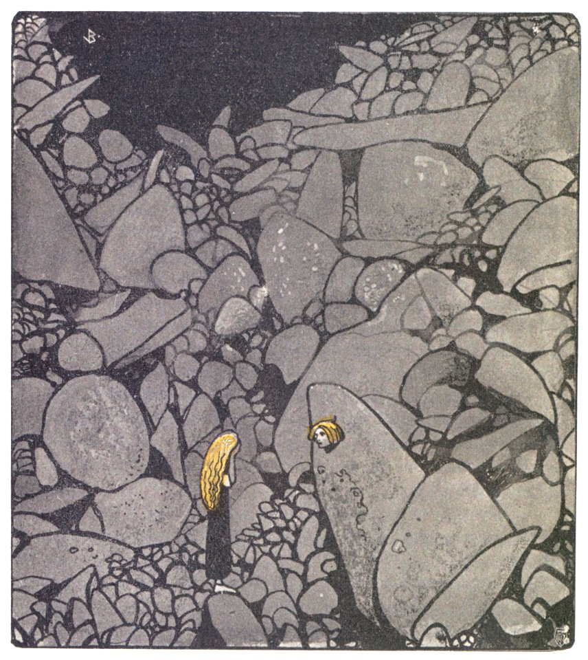 John Bauer – Dag and Daga, and the Flying Troll of Sky Mountain 6 [from Swedish Folk Tales]