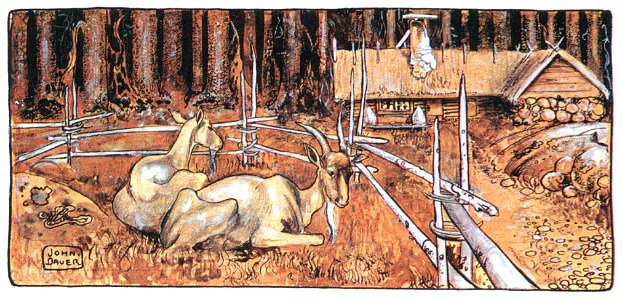 John Bauer – The Old Troll of Big Mountain 1 [from Swedish Folk Tales]