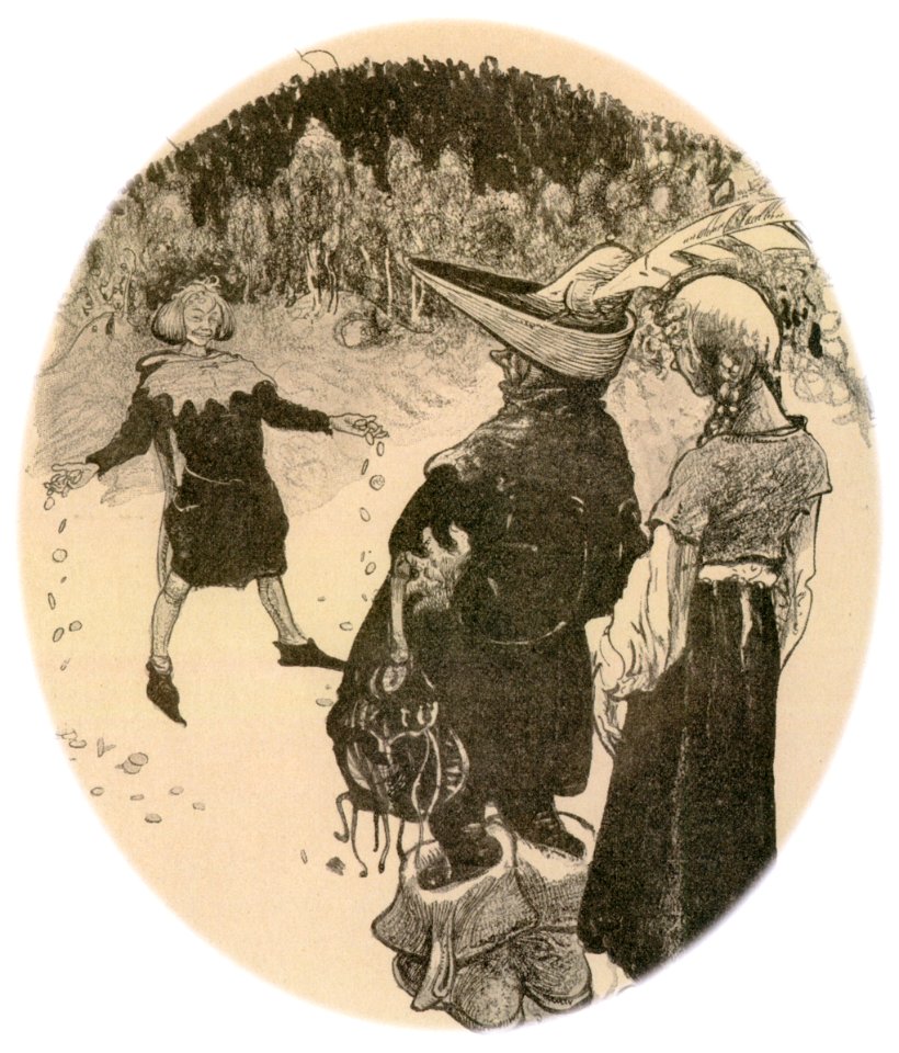 John Bauer – The Field of Jewels 2 [from Swedish Folk Tales]