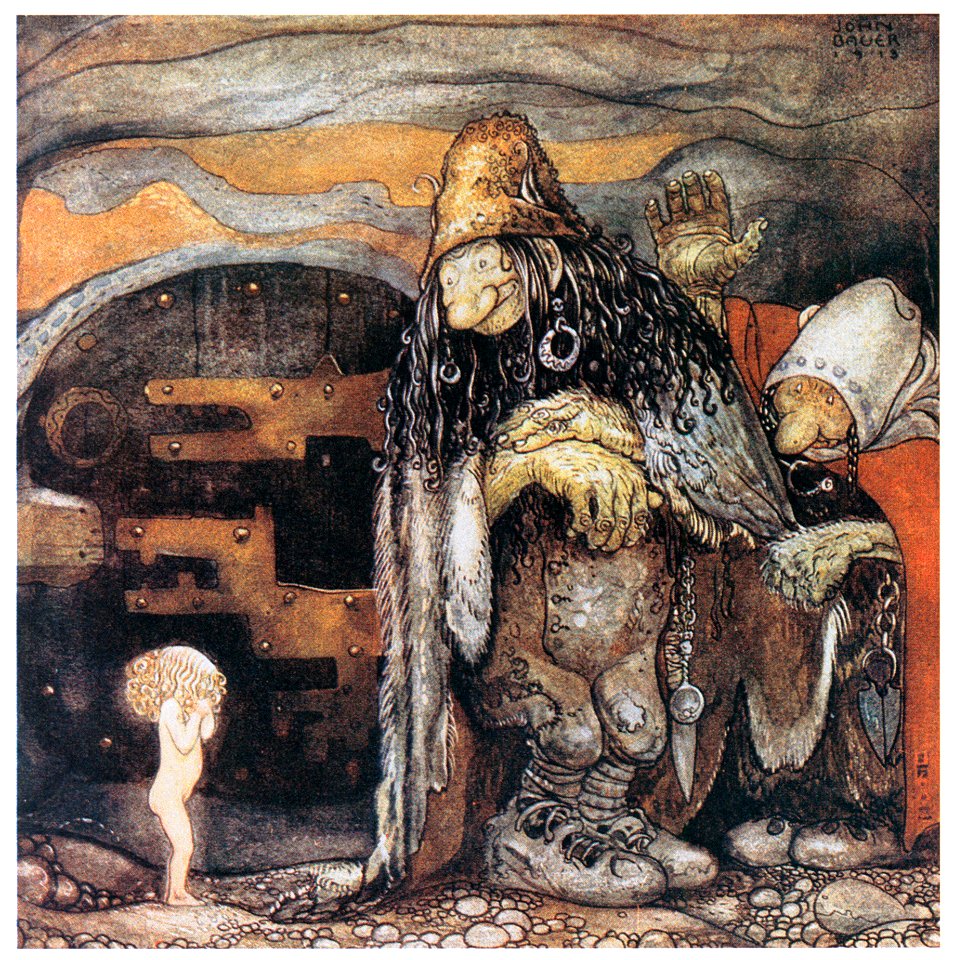 John Bauer – The Changelings 1 [from Swedish Folk Tales]