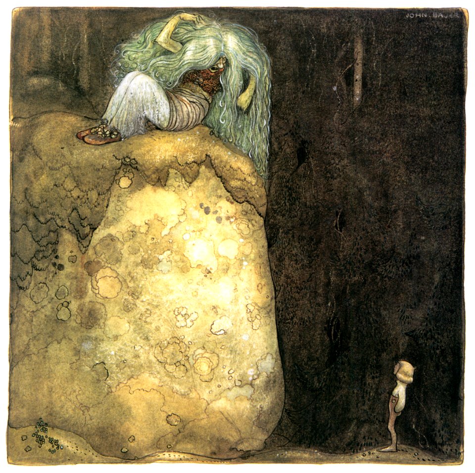 John Bauer – The Boy Who Was Never Afraid 1 [from Swedish Folk Tales]