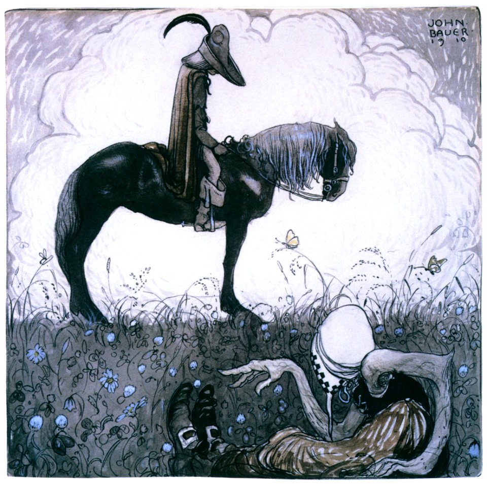 John Bauer – The Troll Ride 1 [from Swedish Folk Tales]