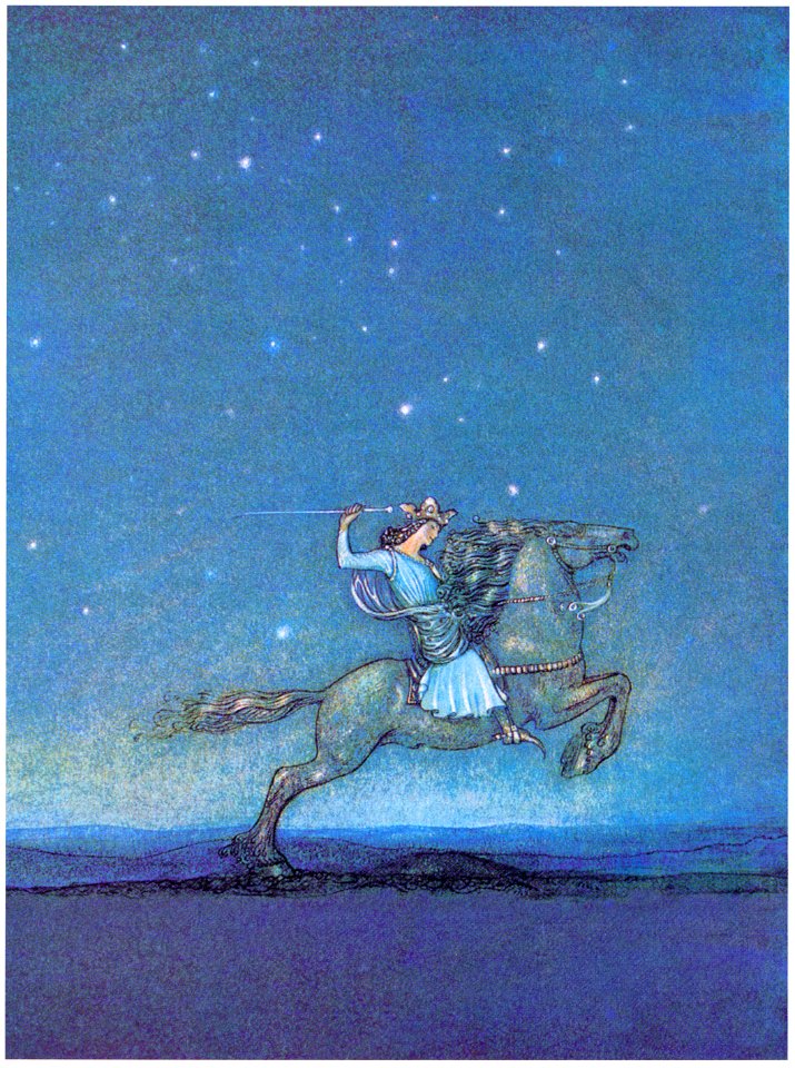 John Bauer – The Ring 1 [from Swedish Folk Tales]. Free illustration for personal and commercial use.