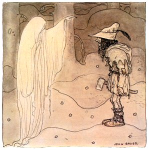 John Bauer – The King’s Choice 2 [from Swedish Folk Tales]. Free illustration for personal and commercial use.