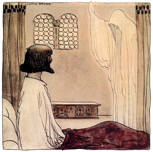 John Bauer – The King’s Choice 1 [from Swedish Folk Tales]. Free illustration for personal and commercial use.