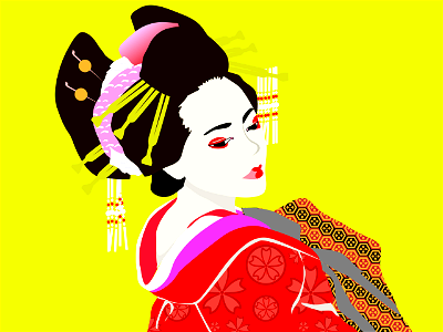 Asian woman. Free illustration for personal and commercial use.