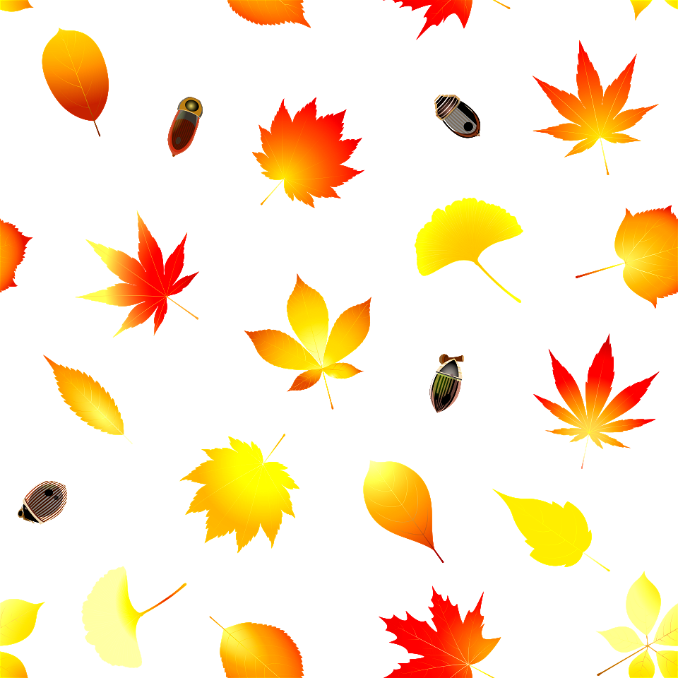 Autumn leaves. Free illustration for personal and commercial use.
