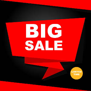 Big sale. Free illustration for personal and commercial use.