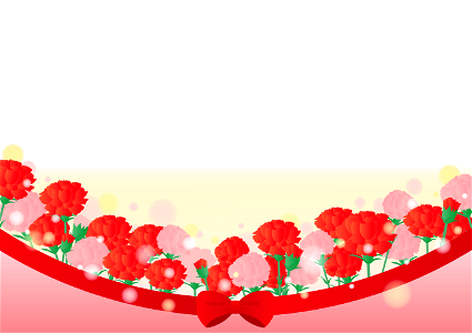 Carnation line. Free illustration for personal and commercial use.