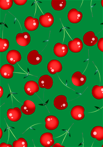 Cherry background. Free illustration for personal and commercial use.