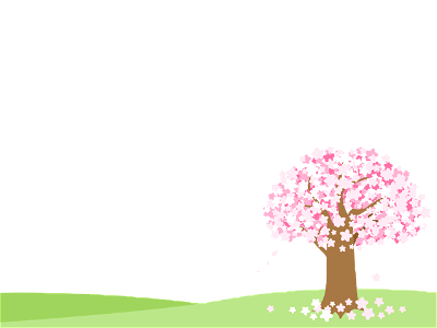 Cherry blossom tree. Free illustration for personal and commercial use.