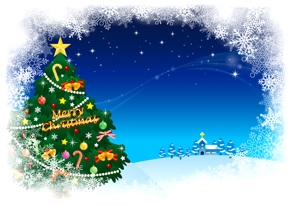 Christmas background. Free illustration for personal and commercial use.