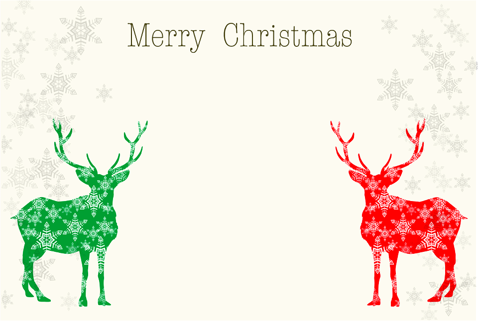 Christmas card. Free illustration for personal and commercial use.