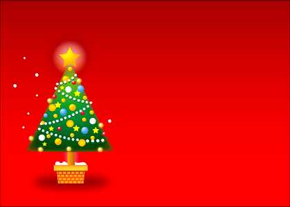 Christmas tree background. Free illustration for personal and commercial use.