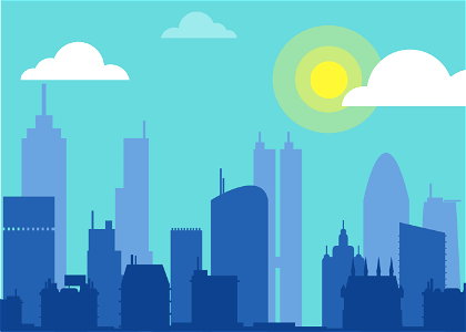City building. Free illustration for personal and commercial use.