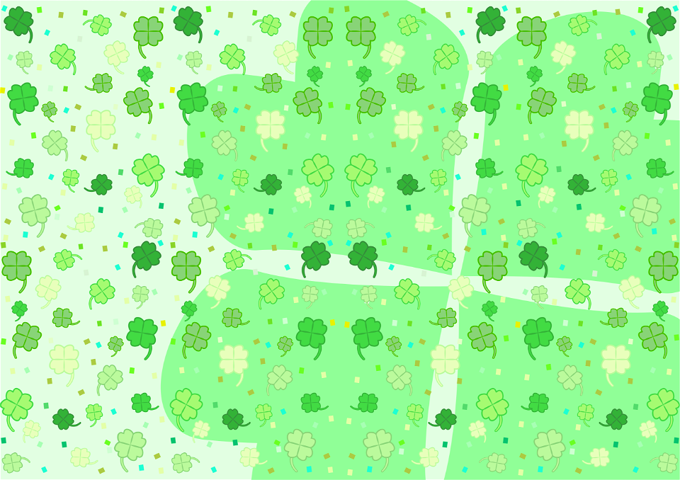 Clover background. Free illustration for personal and commercial use.