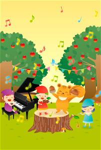 Concert music. Free illustration for personal and commercial use.