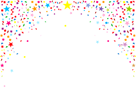 Confetti celebration. Free illustration for personal and commercial use.