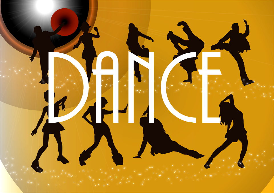 Dance disco. Free illustration for personal and commercial use.