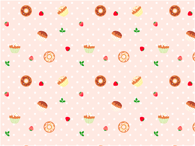 Dessert background. Free illustration for personal and commercial use.