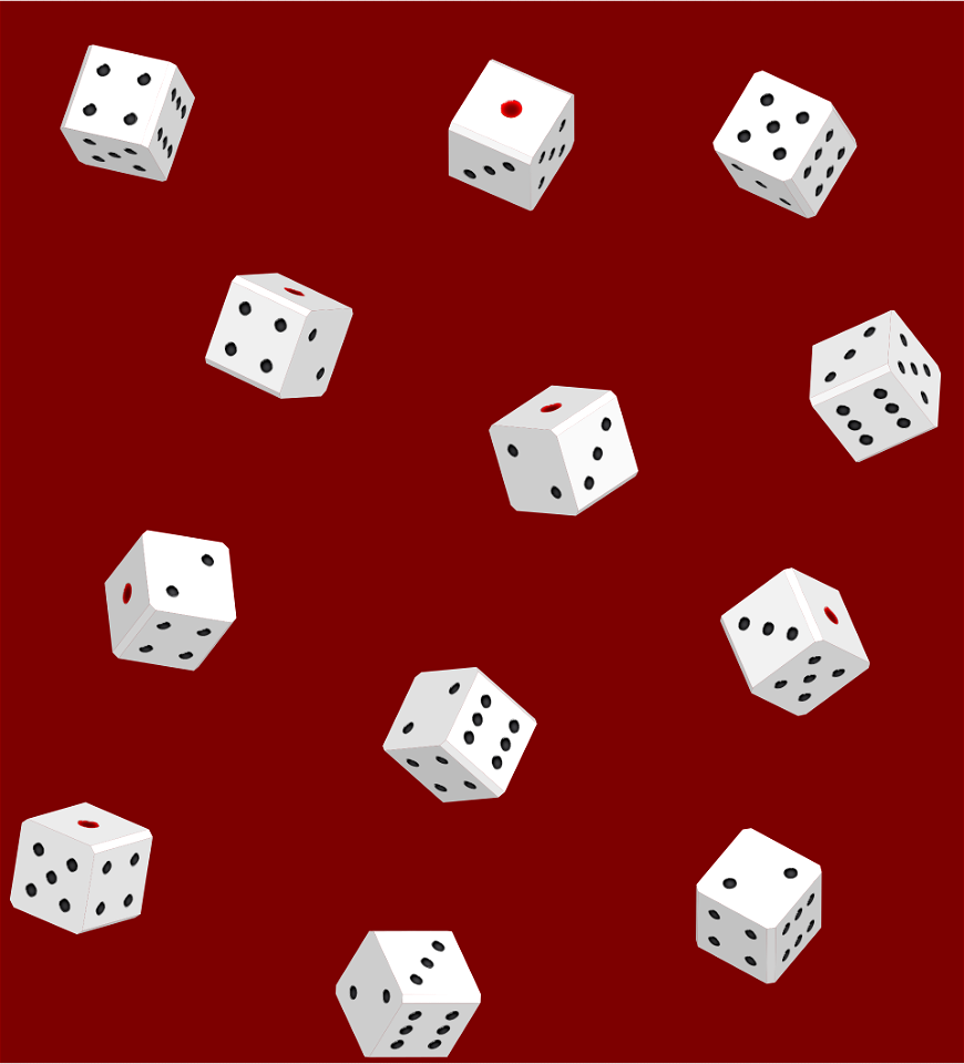 Dice background - Free Stock Illustrations | Creazilla