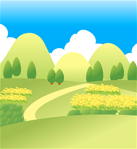 Field contryside. Free illustration for personal and commercial use.