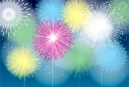 Fireworks background. Free illustration for personal and commercial use.